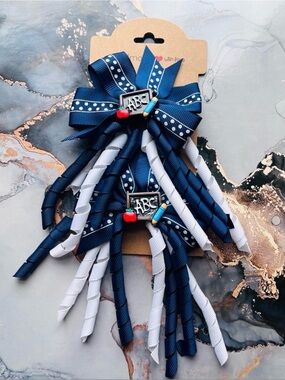 School-Themed Hair Bow Set
